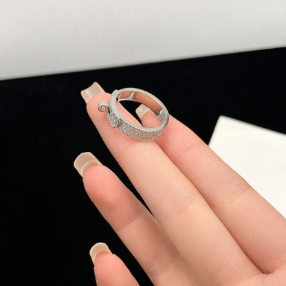 [LunaMar]KELLY SILVER DIAMOND RING