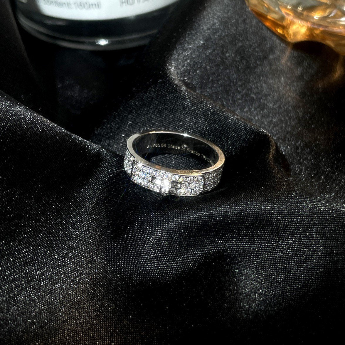 [LunaMar]KELLY SILVER DIAMOND RING