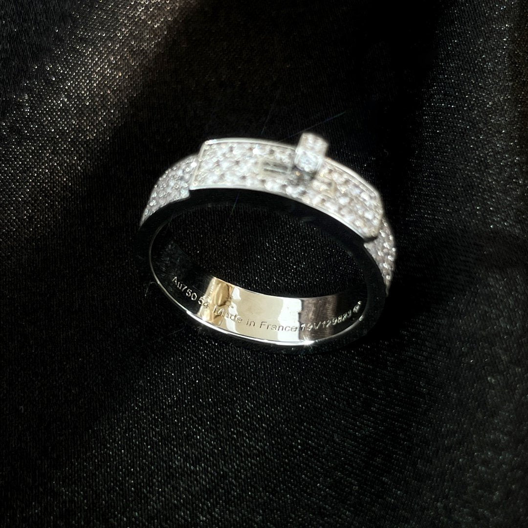 [LunaMar]KELLY SILVER DIAMOND RING