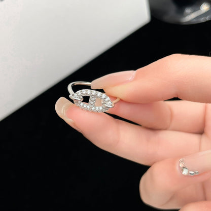 [LunaMar]RONDE SMALL SILVER DIAMOND RING