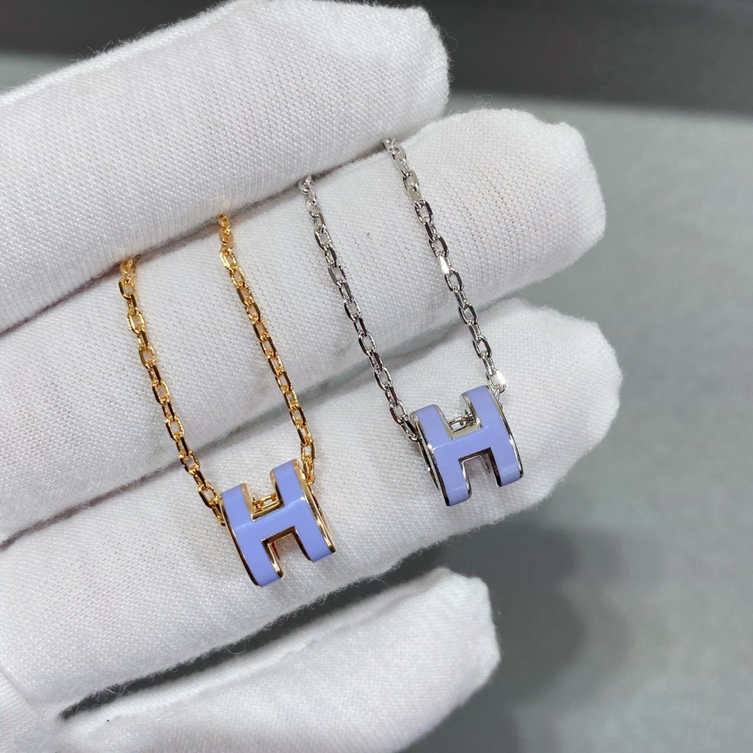 [LunaMar]MINI POP H NECKLACE