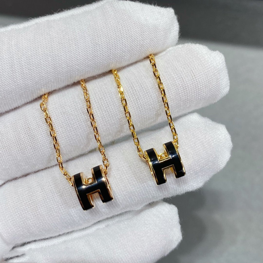 [LunaMar]MINI POP H NECKLACE