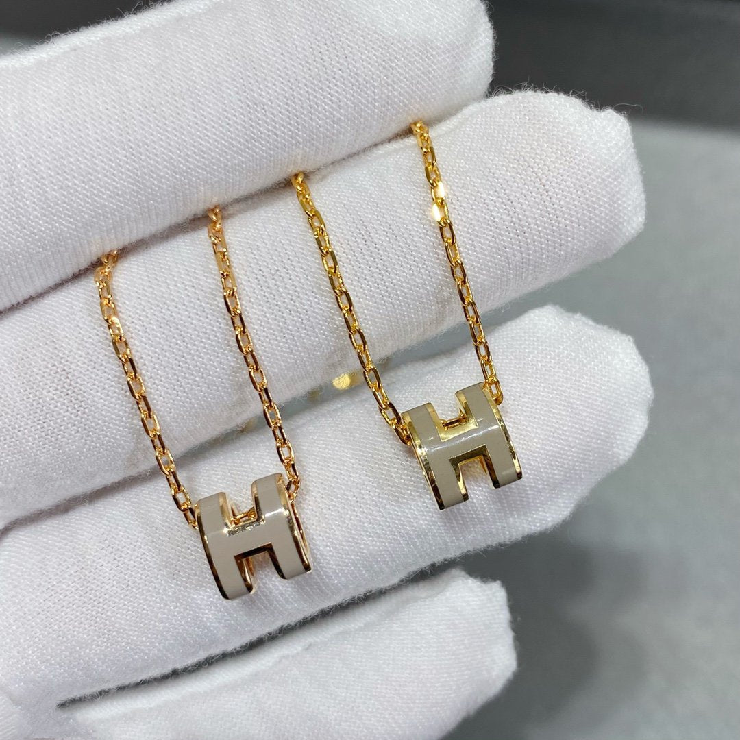 [LunaMar]MINI POP H NECKLACE