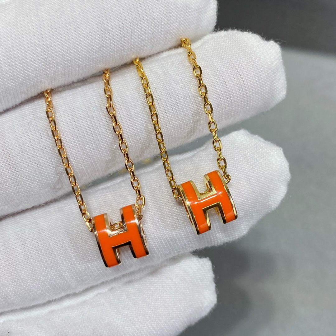 [LunaMar]MINI POP H NECKLACE