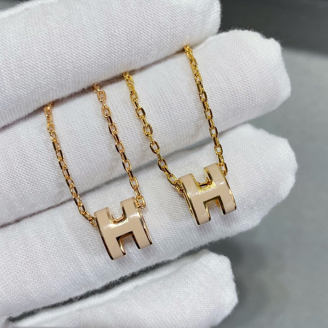 [LunaMar]MINI POP H NECKLACE