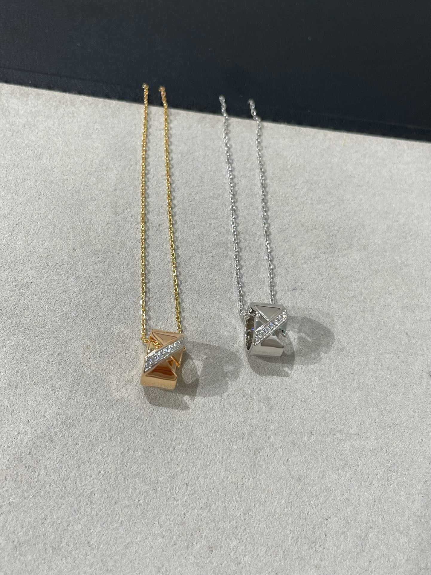 [LunaMar]LIENS EVIDENCE DIAMOND NECKLACE