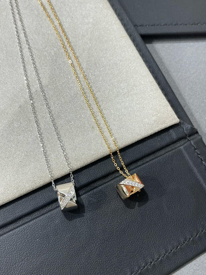 [LunaMar]LIENS EVIDENCE DIAMOND NECKLACE