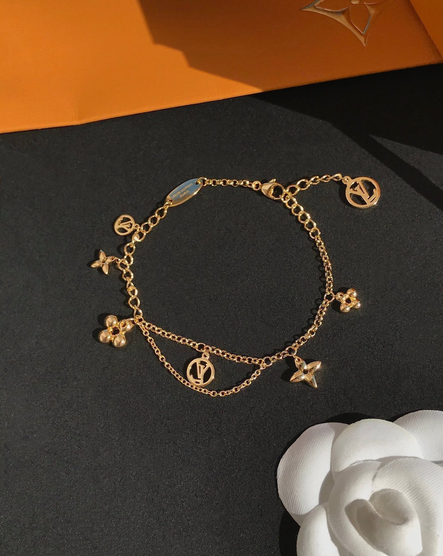 [LunaMar]BLOOMING ROSE GOLD MOP BRACELET
