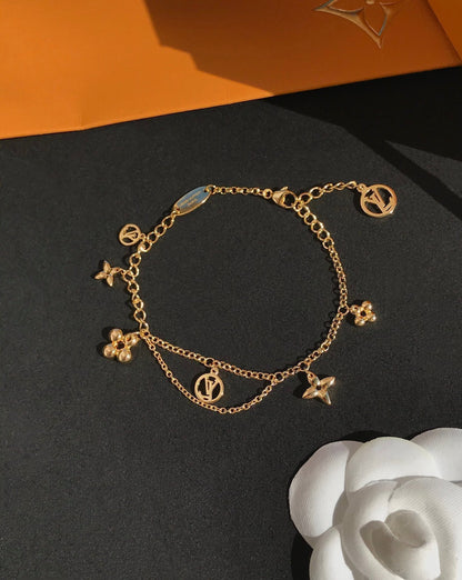 [LunaMar]BLOOMING ROSE GOLD MOP BRACELET
