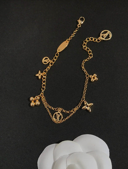 [LunaMar]BLOOMING ROSE GOLD MOP BRACELET