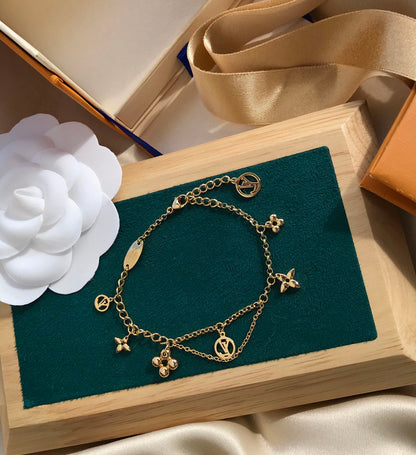 [LunaMar]BLOOMING ROSE GOLD MOP BRACELET