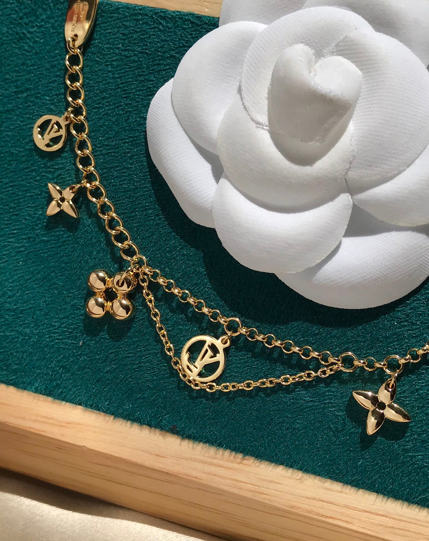 [LunaMar]BLOOMING ROSE GOLD MOP BRACELET