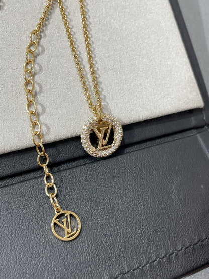 [LunaMar]BY NIGHT DIAMOND PAVED NECKLACE