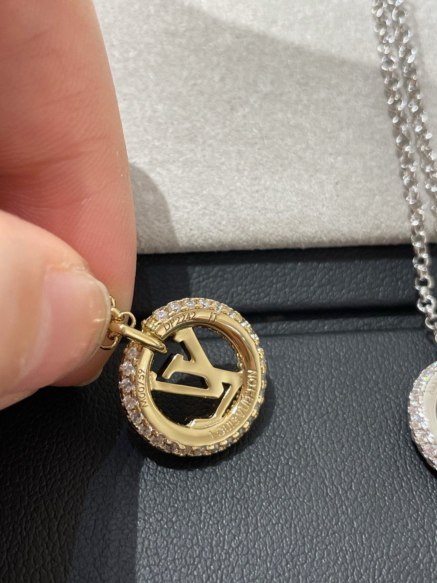 [LunaMar]BY NIGHT DIAMOND PAVED NECKLACE