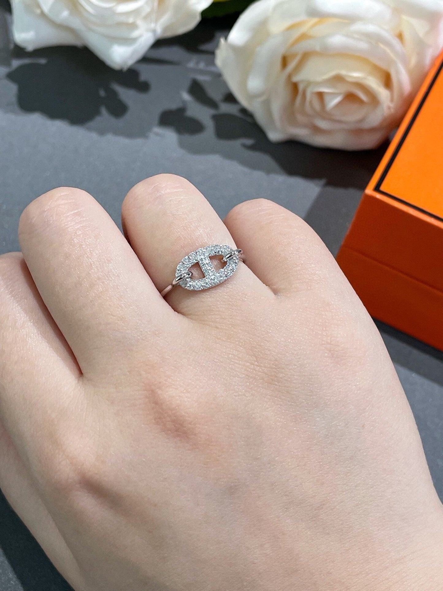 [LunaMar]RONDE SMALL DIAMOND RING