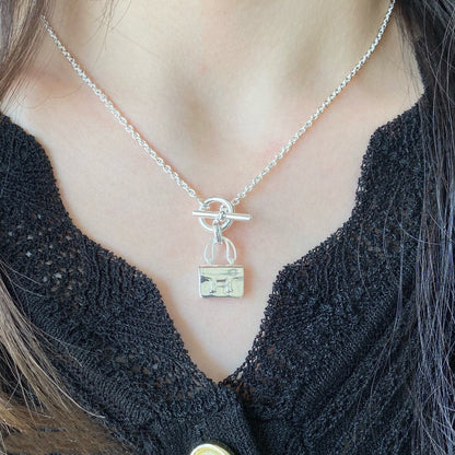 [LunaMar]CONSTANCE PEDANT SILVER NECKLACE