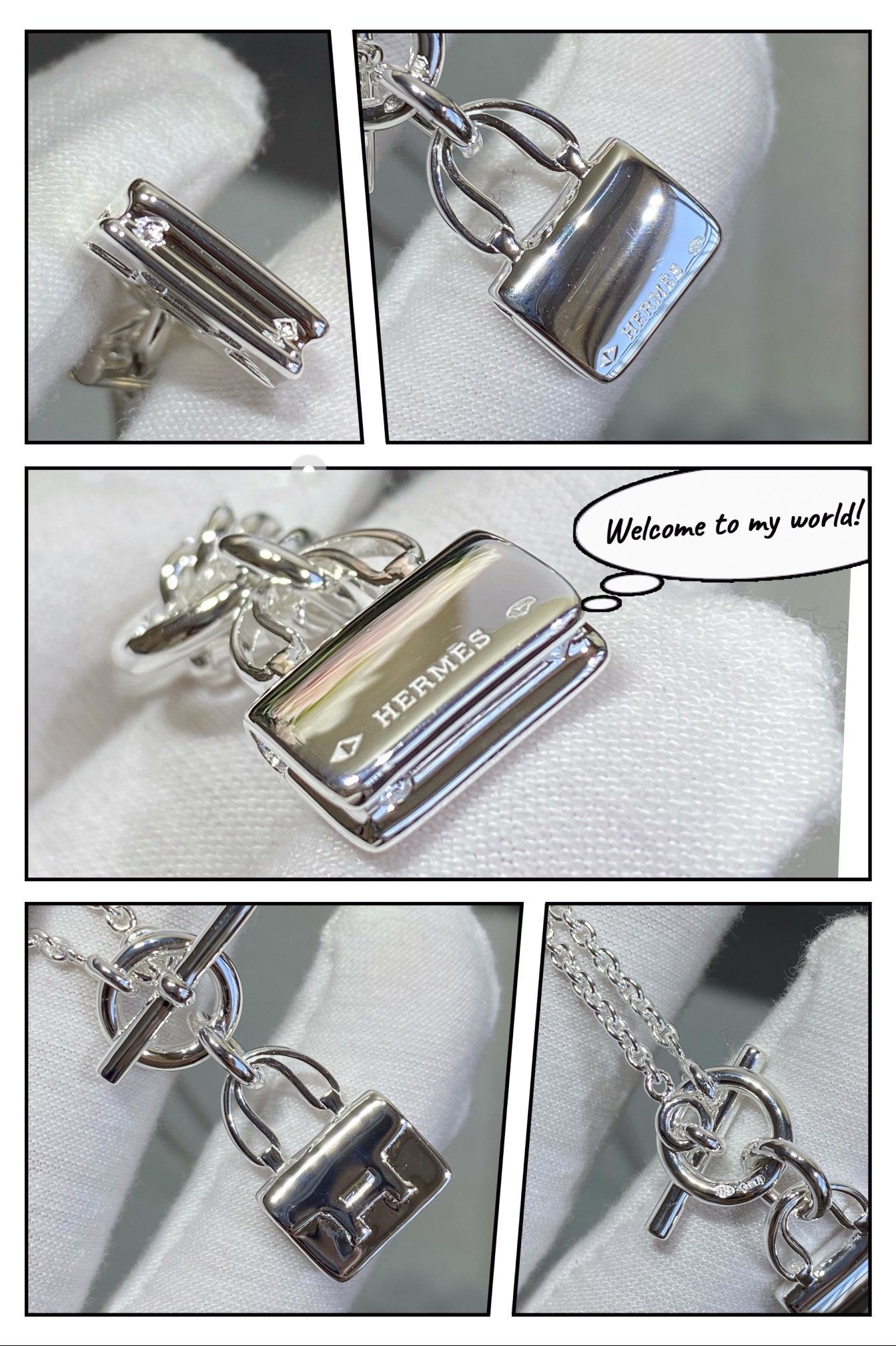 [LunaMar]CONSTANCE PEDANT SILVER NECKLACE