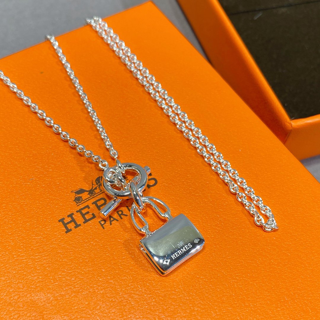 [LunaMar]CONSTANCE PEDANT SILVER NECKLACE