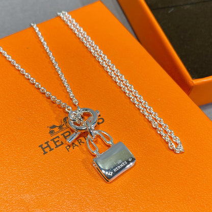 [LunaMar]CONSTANCE PEDANT SILVER NECKLACE