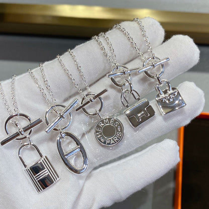 [LunaMar]CONSTANCE PEDANT SILVER NECKLACE