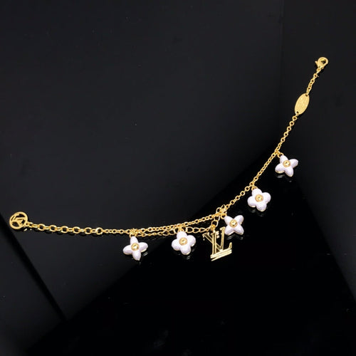 [LunaMar]LOGO 6 MOTIF STAR AND SUN GOLD BRACELET