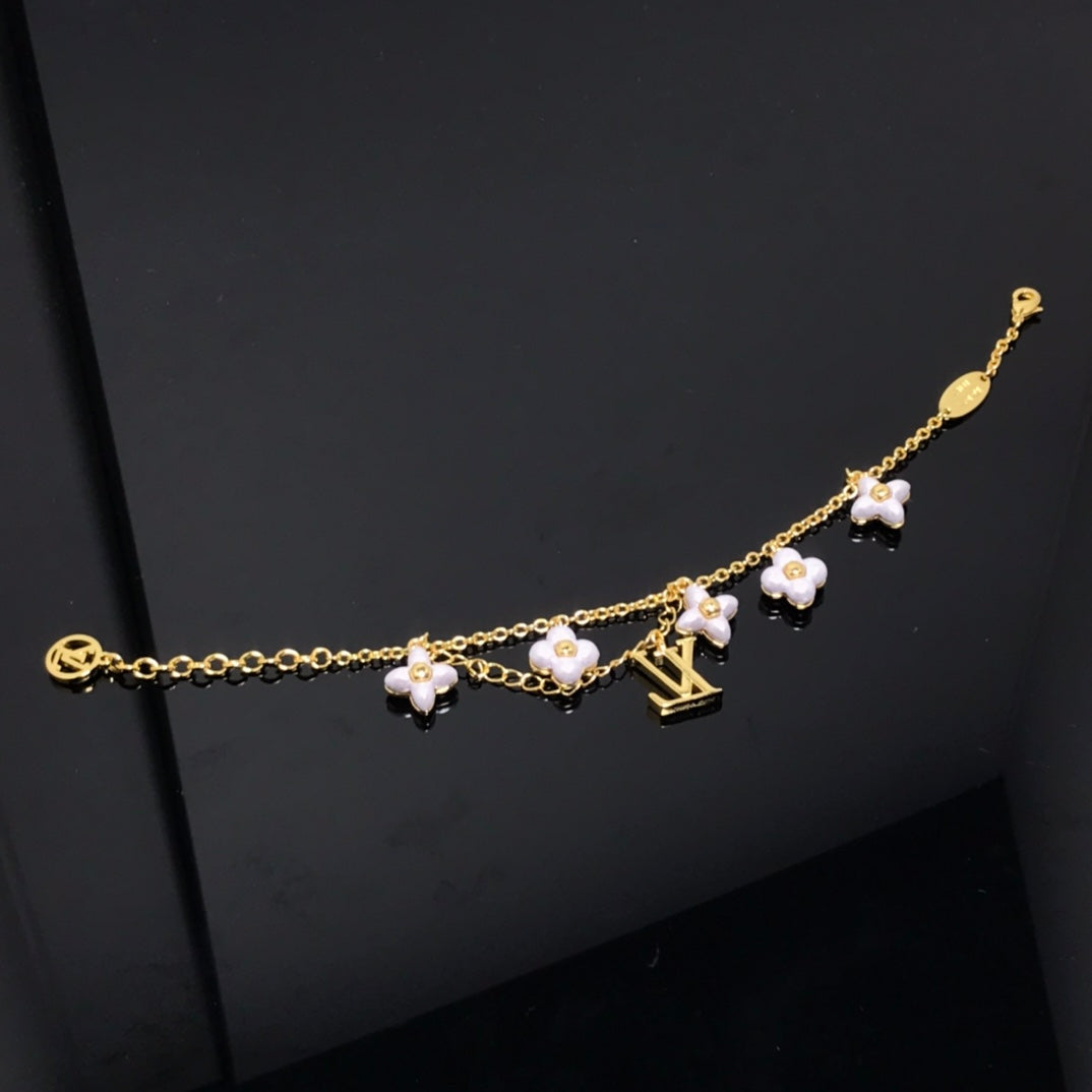 [LunaMar]LOGO 6 MOTIF STAR AND SUN GOLD BRACELET