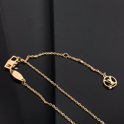 [LunaMar]COLOR BLOSSOM PINK MOP SUN GOLD NECKLACE