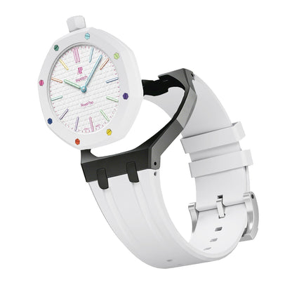 [LunaMar]Royal Oak Pop Exclusive Bioceramic Case & Silicone Strap Mix Color