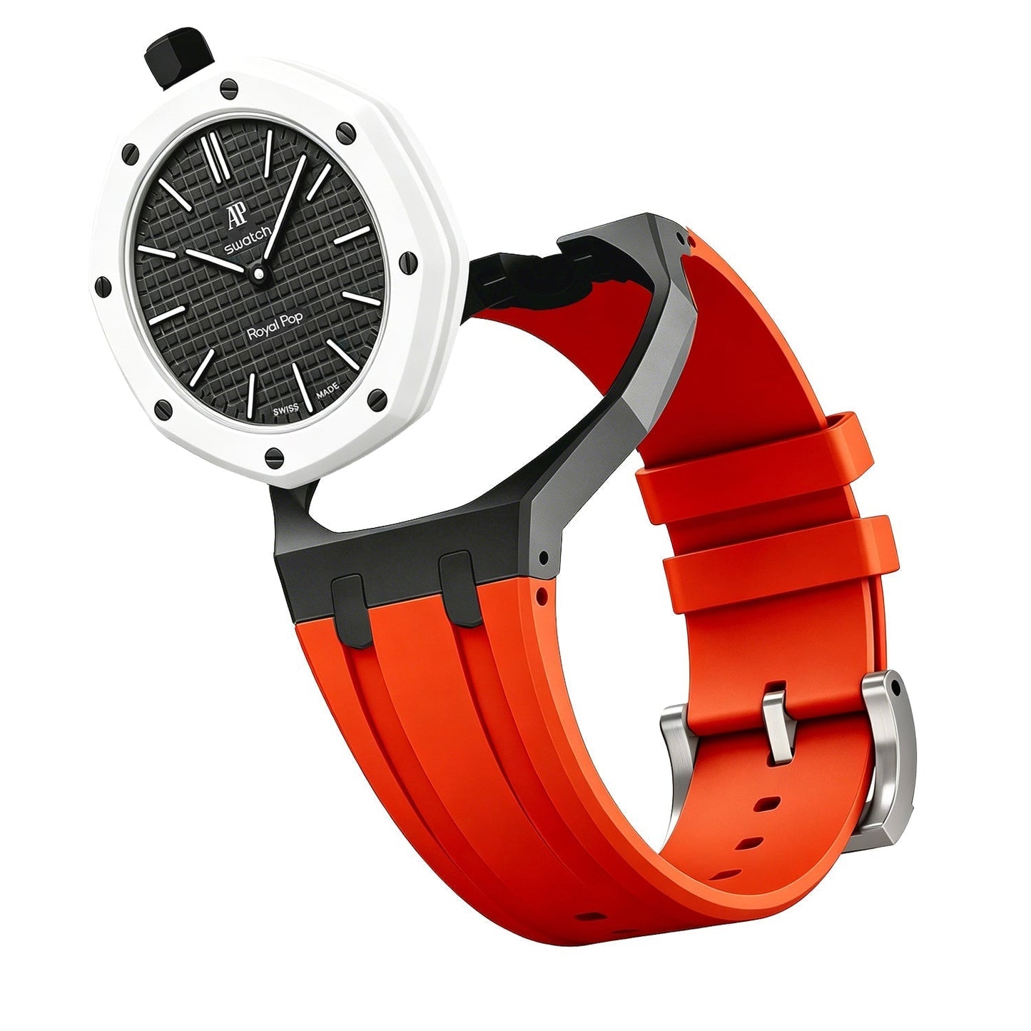 [LunaMar]Royal Oak Pop Exclusive Bioceramic Case & Silicone Strap Mix Color