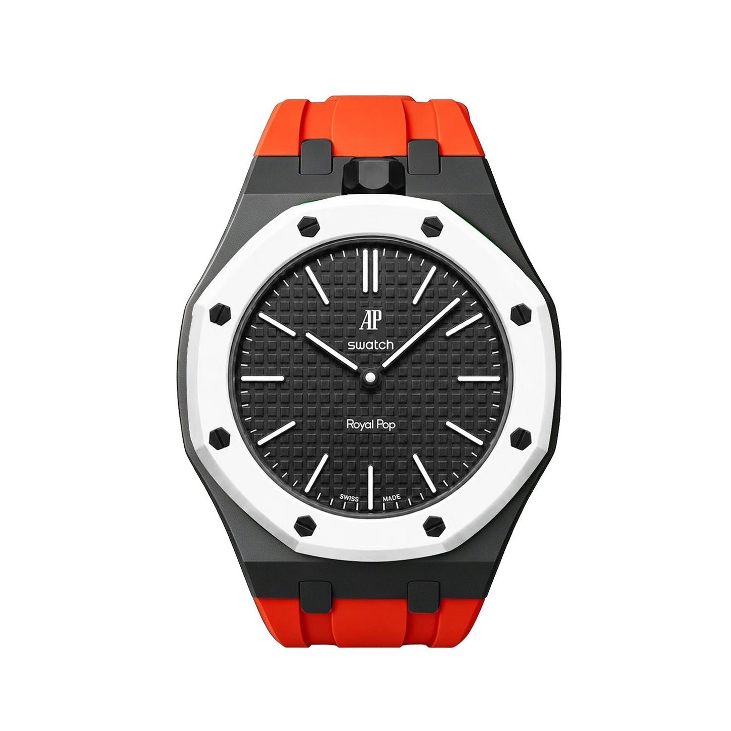 [LunaMar]Royal Oak Pop Exclusive Bioceramic Case & Silicone Strap Mix Color