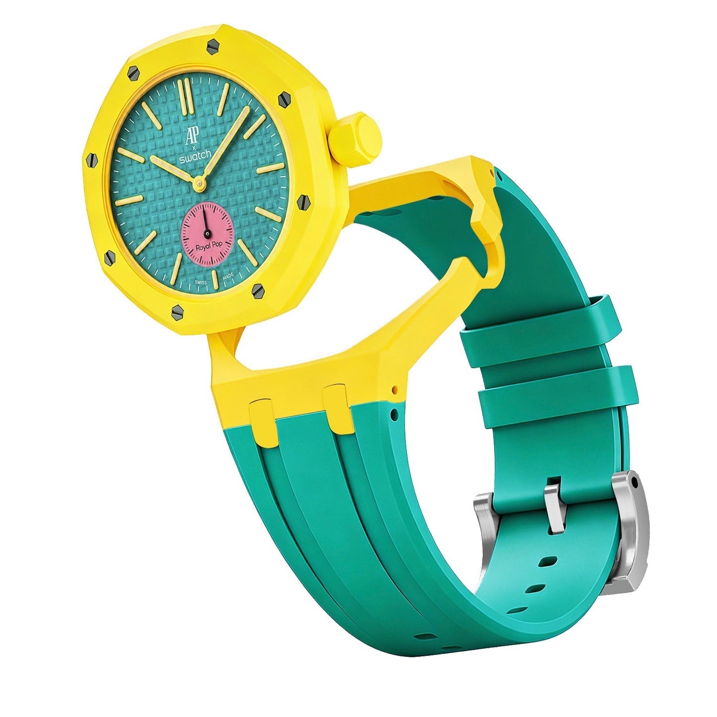 [LunaMar]Royal Oak Pop Exclusive Bioceramic Case & Silicone Strap Mix Color