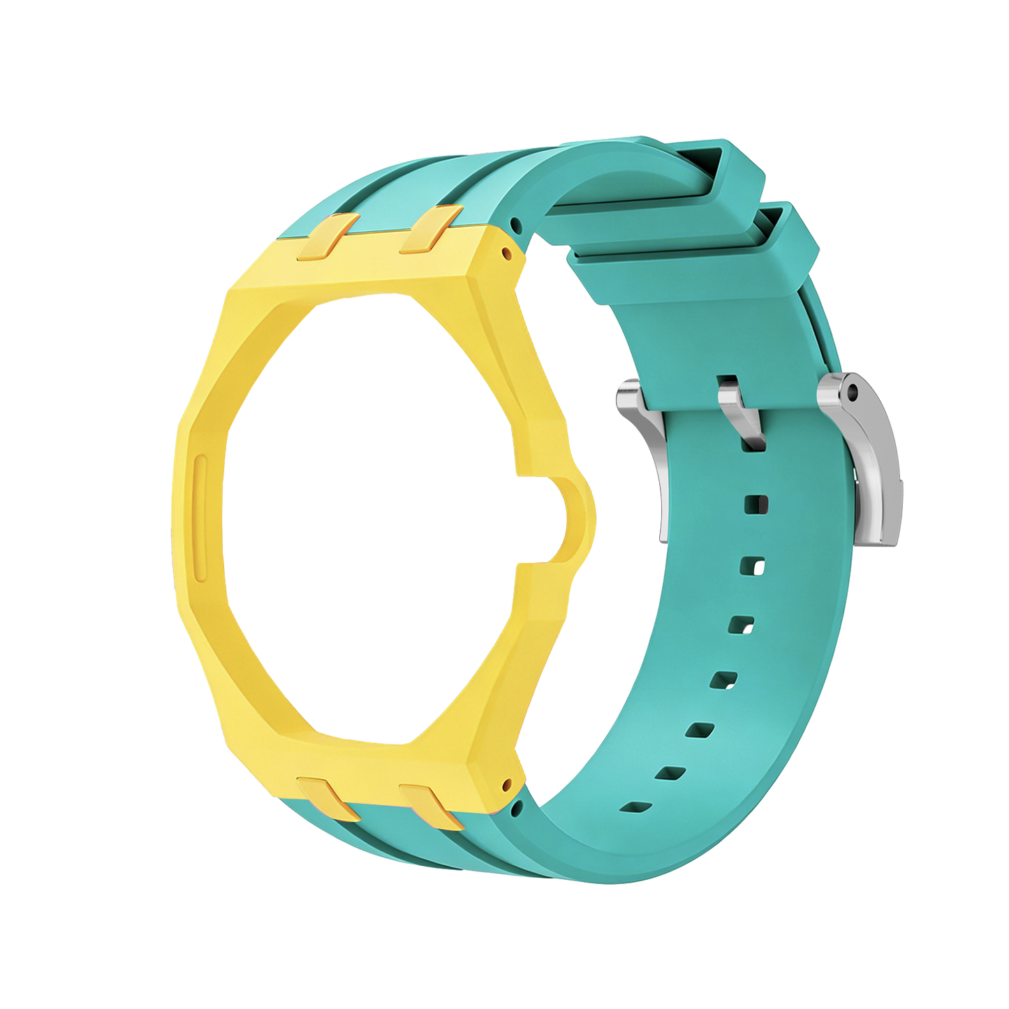 [LunaMar]Royal Oak Pop Exclusive Bioceramic Case & Silicone Strap Mix Color