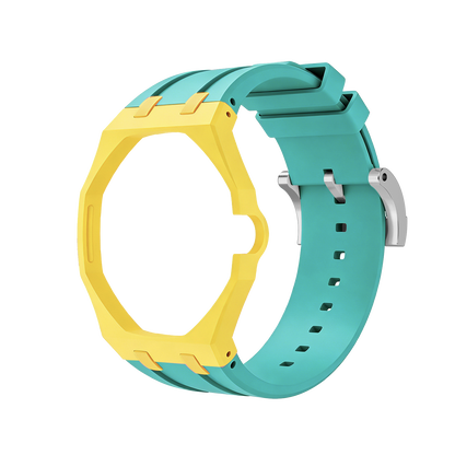 [LunaMar]Royal Oak Pop Exclusive Bioceramic Case & Silicone Strap Mix Color