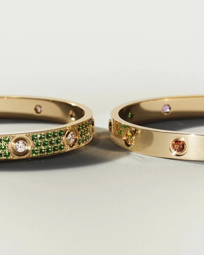 [LunaMar]CLASSIC 6.1MM LOVE BRACELET 10-DIAMOND FULL PAVÉ