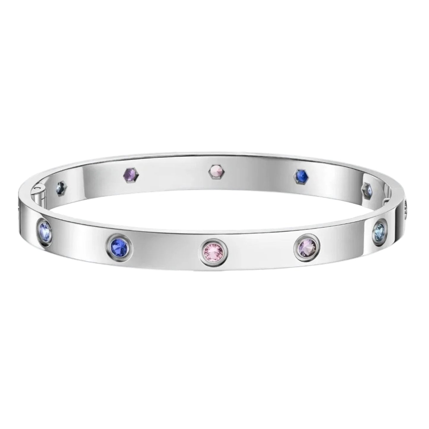 [LunaMar]CLASSIC 6.1MM LOVE BRACELET 10-DIAMOND MULTICOLOR