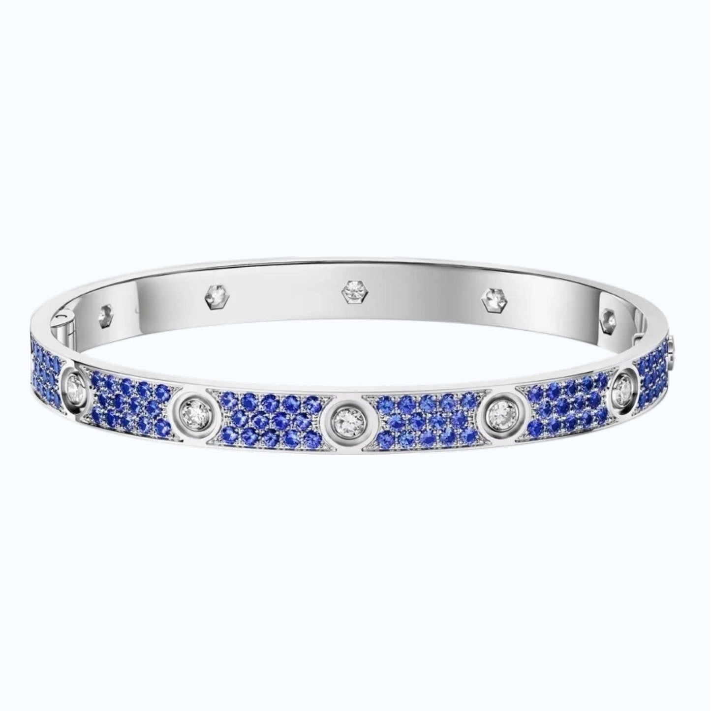 [LunaMar]CLASSIC 6.1MM LOVE BRACELET 10-DIAMOND FULL PAVÉ