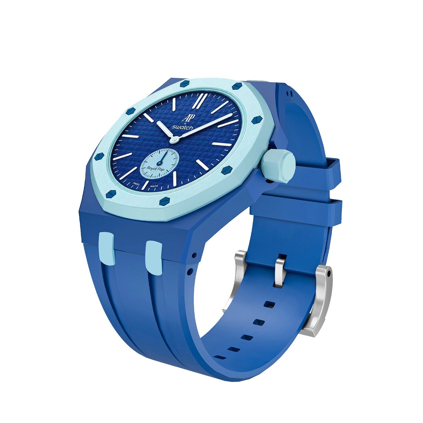 [LunaMar]Royal Oak Pop Exclusive Bioceramic Case & Silicone Strap Mix Color