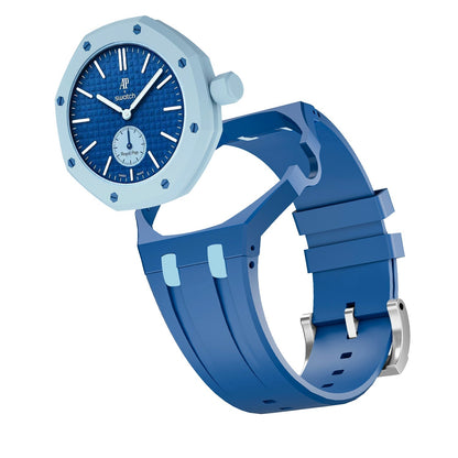 [LunaMar]Royal Oak Pop Exclusive Bioceramic Case & Silicone Strap Mix Color