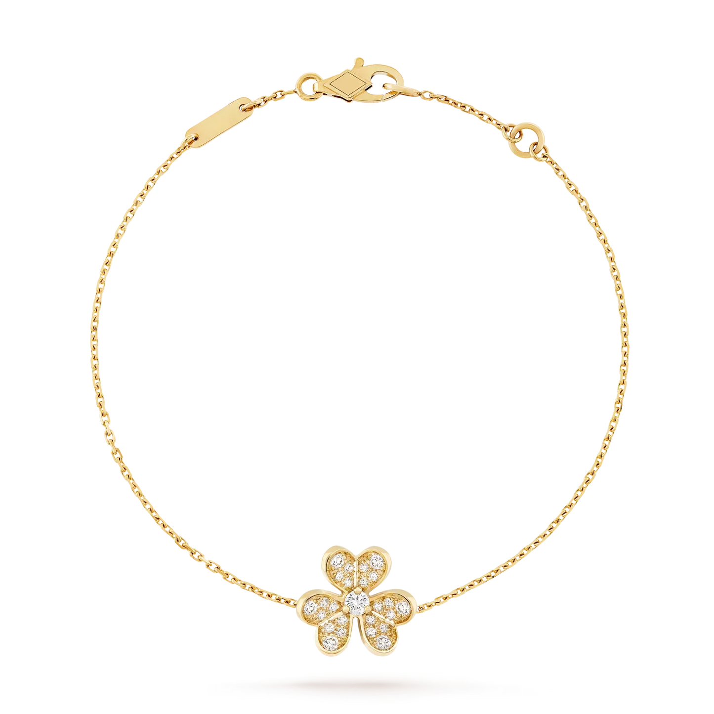 [LunaMar]LUMINOUS BLOSSOM SINGLE-MOTIF CHARM BRACELET