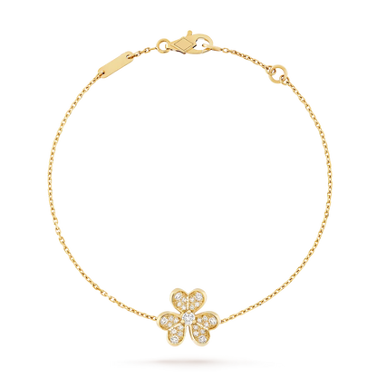 [LunaMar]LUMINOUS BLOSSOM SINGLE-MOTIF CHARM BRACELET