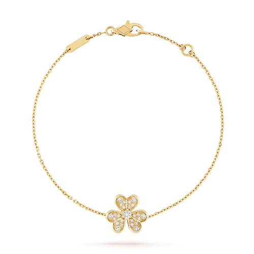 [LunaMar]LUMINOUS BLOSSOM SINGLE-MOTIF CHARM BRACELET