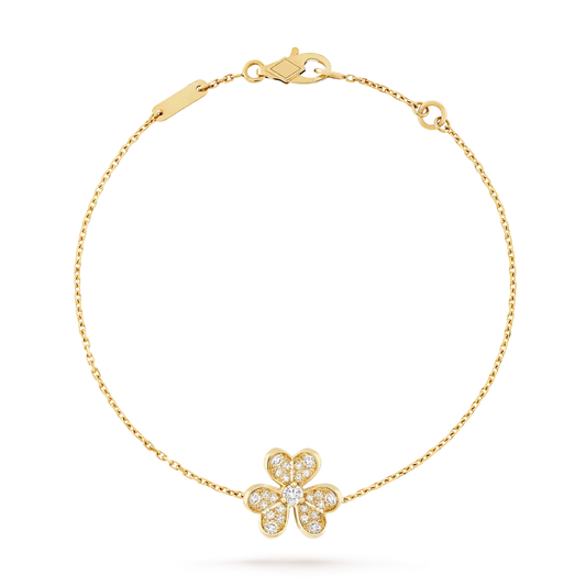[LunaMar]LUMINOUS BLOSSOM SINGLE-MOTIF CHARM BRACELET