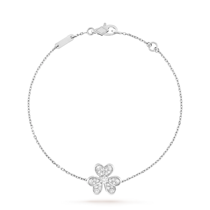 [LunaMar]LUMINOUS BLOSSOM SINGLE-MOTIF CHARM BRACELET