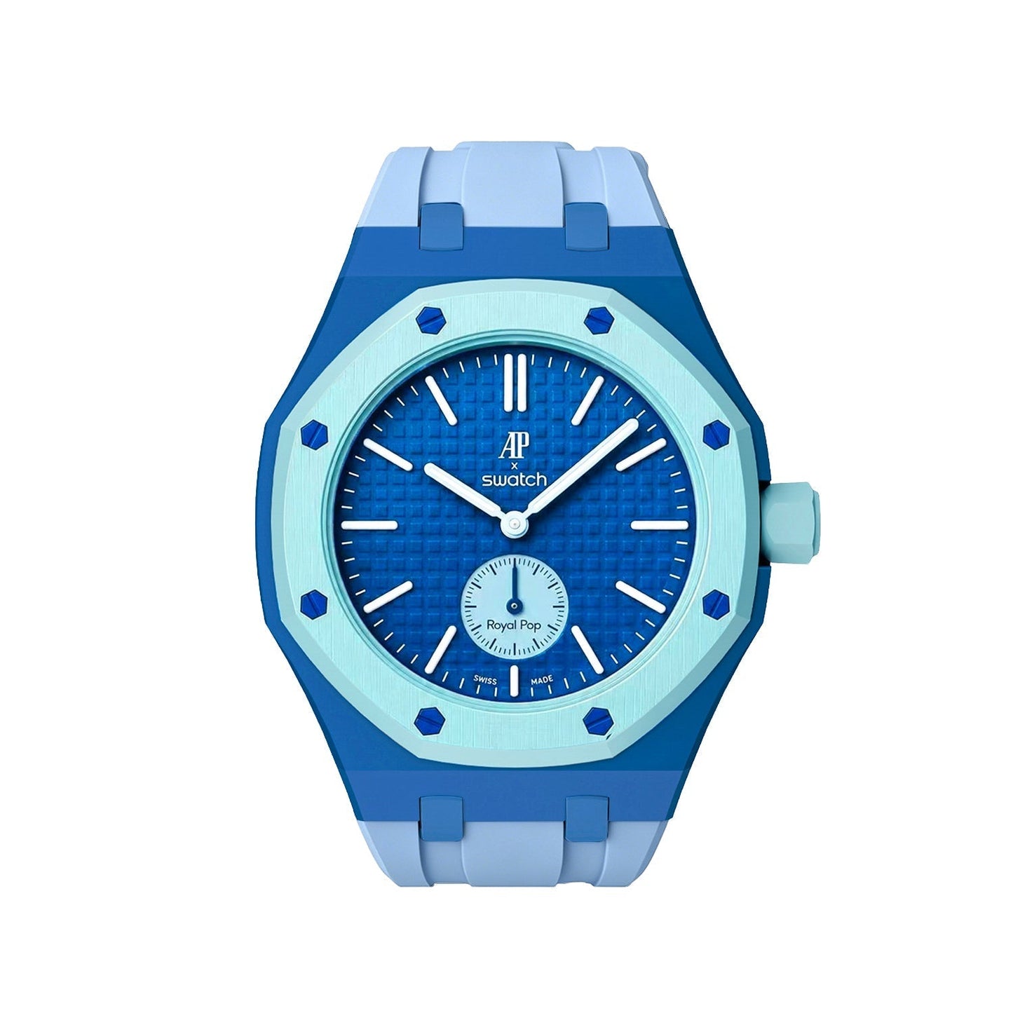 [LunaMar]Royal Oak Pop Exclusive Bioceramic Case & Silicone Strap Mix Color