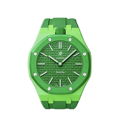 [LunaMar]Royal Oak Pop Exclusive Bioceramic Case & Silicone Strap Mix Color