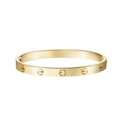 [LunaMar]CLASSIC 6.1MM LOVE SINGLE-SCREW CLOSURE BANGLE