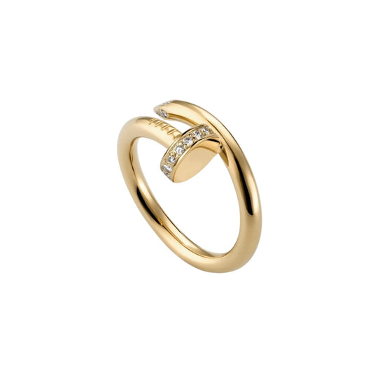 [LunaMar]CLOU 2.6MM DIAMOND RING