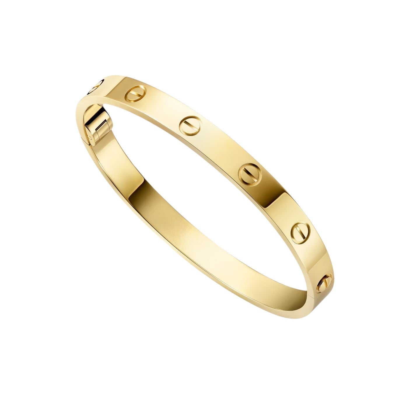 [LunaMar]CLASSIC 6.1MM LOVE SINGLE-SCREW CLOSURE BANGLE