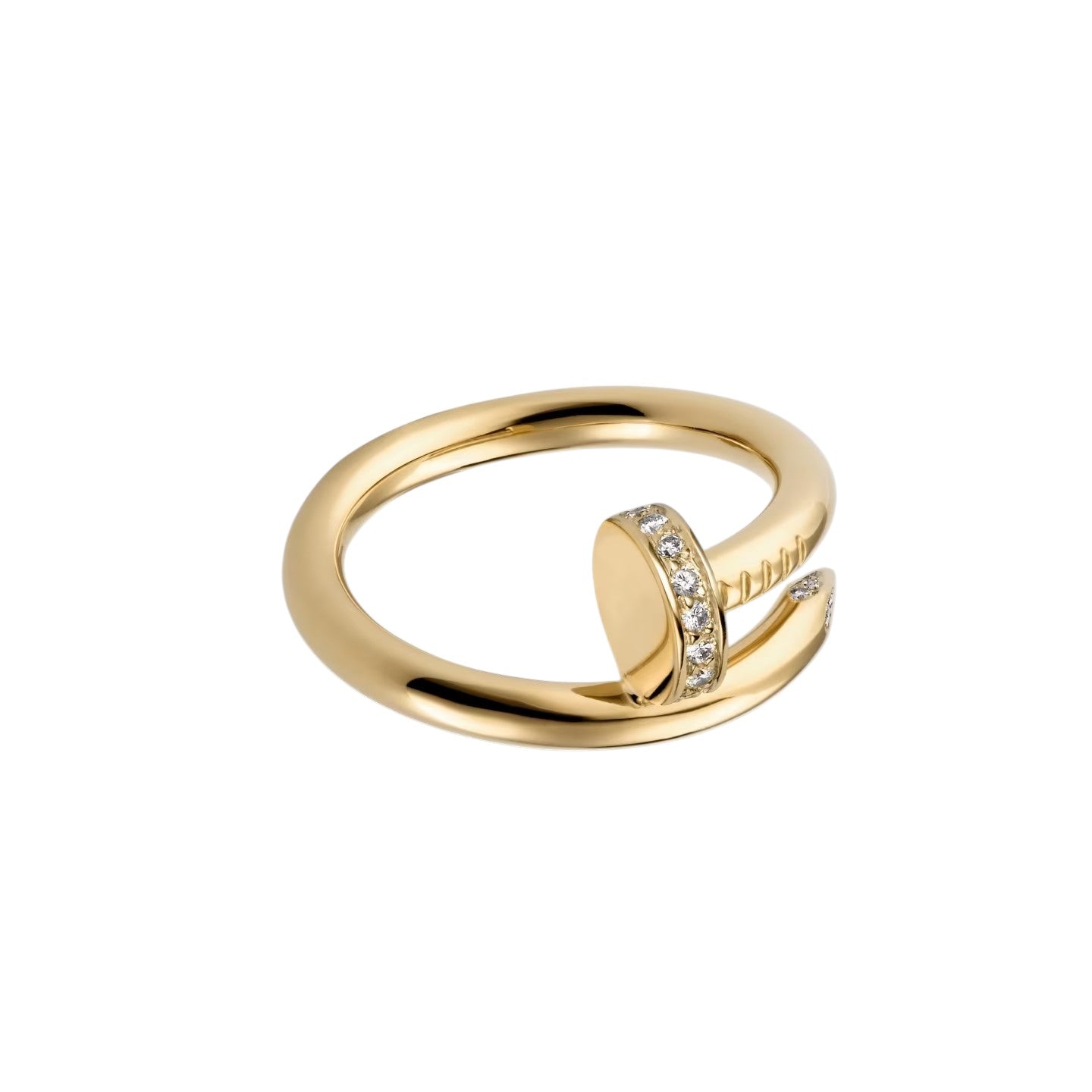 [LunaMar]CLOU 2.6MM DIAMOND RING