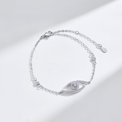 [LunaMar]LUCKY EYE PAVÉ-SET DIAMOND BRACELET